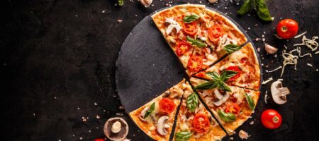 Une pizza